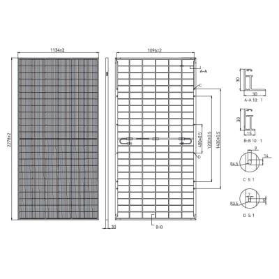 Panel Solar 590W Mono TOPCON TW Solar