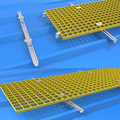 Pasillo Técnico FRP Antideslizante 4040x326x25mm