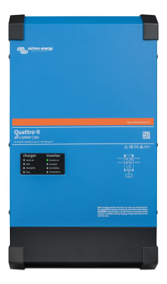 Victron Inversor Cargador Quattro II 48V 5000VA 230V 50Hz carga 120A, conmutación. 50A