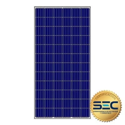 Panel Solar 340W 24V Sine Energy Polycristalino 72 Celdas