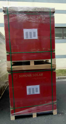 Pallet Panel Solar Sunova 550W Monocristalino PERC 144 Media Celdas SEC