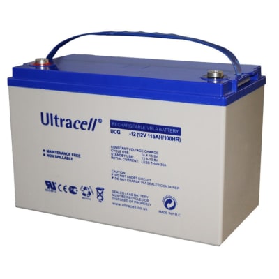 Batería Gel 120Ah 12V Ultracell Ciclo Profundo