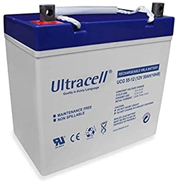 Batería Ultracell 55Ah 12V AGM Ciclo Profundo
