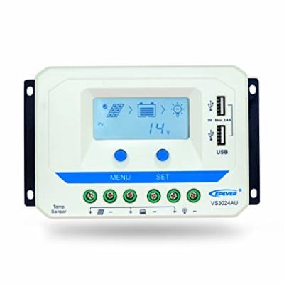 Controlador PWM 10A EPEVER 12/24V y Pantalla LCD