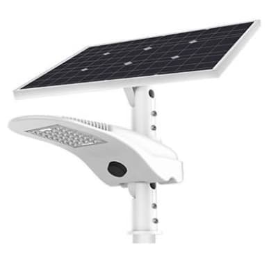 Luminaria Solar LED 60W 6000 Lm con Panel Ajustable 3000°K