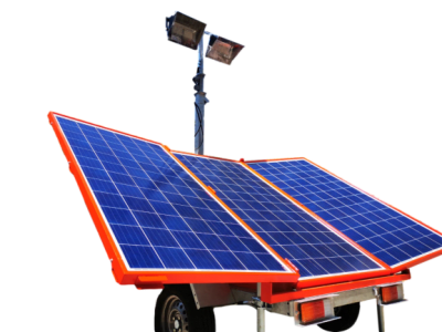 Torre Iluminación Solar 20.000 Lúmenes 12 Horas c/Litio