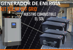 Kit Solar Off Grid Hibrido 5.5kW Kit Solar Off Grid Hibrido 5.5kW