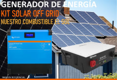 Kit Solar Victron Energy 6kVA + Litio (Ampliable) Kit Solar Victron Energy 6kVA + Litio (Ampliable)