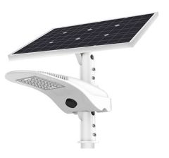 Luminaria Solar LED 80W 8000 Lm con Panel Ajustable Luminaria Solar LED 80W 8000 Lm con Panel Ajustable