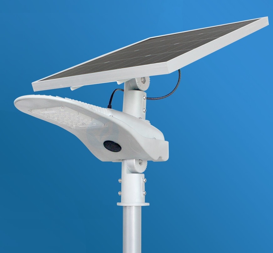 Luminaria Solar LED 3000°K 40W 4000 Lm con Panel Ajustable Kit