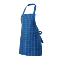 Pechera ajustable cuadrillé azul