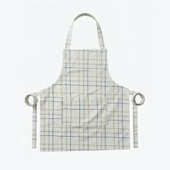 Pechera ajustable cuadrille blanco