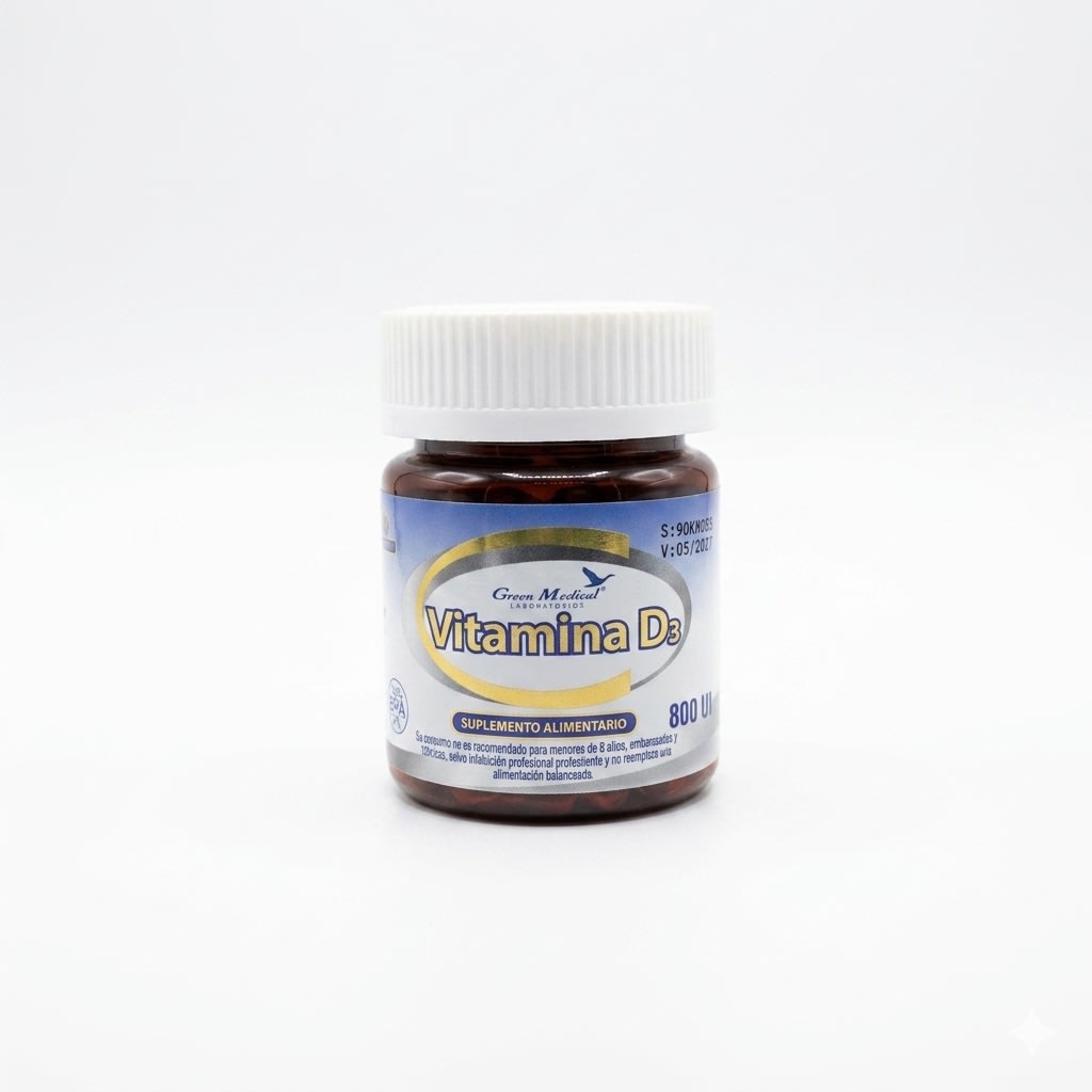 VITAMINA D 800 UI GREEN MEDICAL1