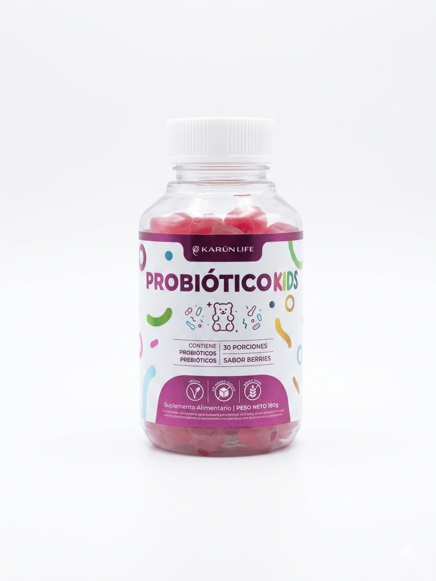 PROBIOTICO KIDS KARUN : POTENCIA LAS DEFENSAS Y LA DIGESTION DE TUS HIJOS1