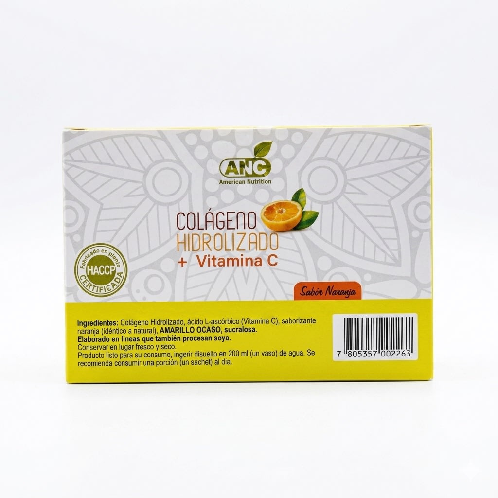 COLAGENO HIDROLIZADO + VITAMINA C  ANC : POTENCIA TU BELLEZA Y SALUD ARTICULAR1
