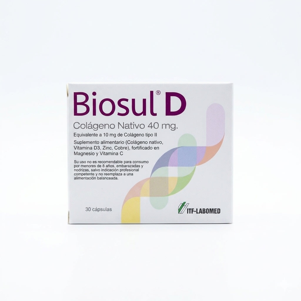 BIOSUL D : GLUCOSAMINA + CONDROITINA + VITAMINA D1