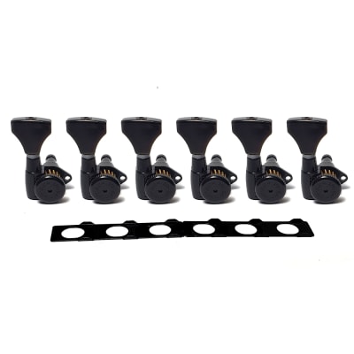 Clavijero Kit 6L con Locking. Mod 6K1GL0B-DHS. Color Black1