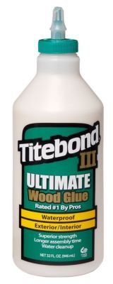Titebond IIl Ultimate. 32 oz / 946 ml (Waterproof)1