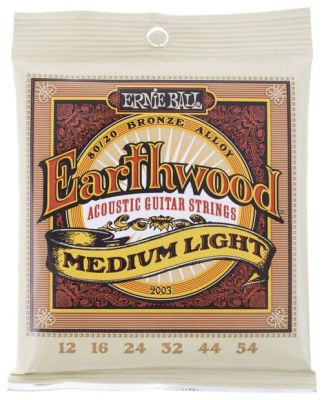 Cuerdas para Guitarra Electroacustica. 6-String. Medium Light Bronze Alloy .012 - .0543