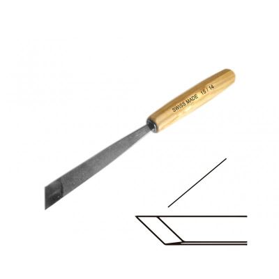 Gubia No 1S. Doble Bisel en Angulo de 14 mm de ancho2