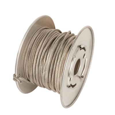 Cable Recubierto de Malla Acerada, Preestañado, 1 Metro de largo1