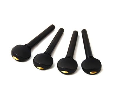 Clavijas para Viola 3/4 - 4/4 de Ebano. Mod: Swiss Tipo II1