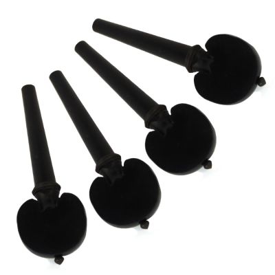 Clavijas para Cello 3/4 - 4/4 de Ebano. Mod: Corazon1