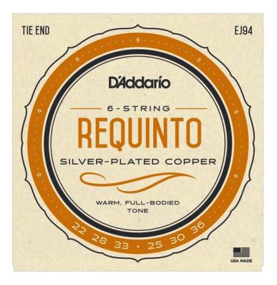 Cuerdas Para Guitarra Requinto Mod: EJ94 022-036 6 String Silver - Plated Copper1