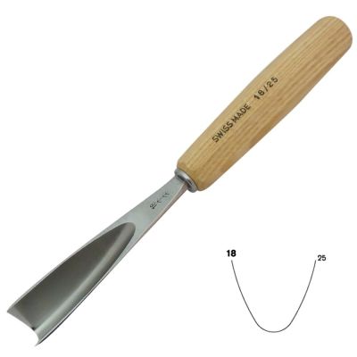 Gubia No 18 en U Escultor de 25 mm de ancho1