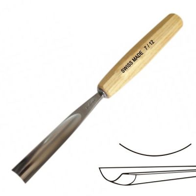 Gubia No 7 Semi Curva de 12 mm de ancho1