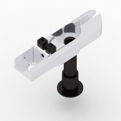 Carril para Cuerdas Mod 5A100CS (Agudas) Triple Lock Chrome Small Notches (Hipshot®)2