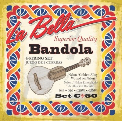 Cuerdas para Bandola Mod: C-50 (La Bella®)1