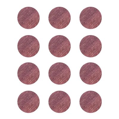 Dots de Madera Purple Heart de 7.60mm Diametro ( Set de 12 Pcs)1