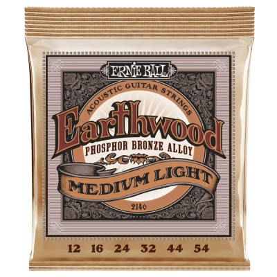 Cuerdas Mod: 2146 para Guitarra Electroacustica. 6-String. Medium Light Phosphor Bronze .012 - .0541