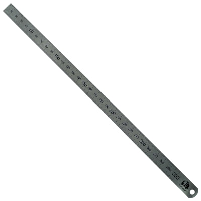 Regla Metalica LB Luthier. Mod: RMLB-30 de 30 centimetros de largo1
