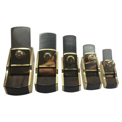 Set de Minicepillos de Bronce / Ebano. Base Curva (5 pcs)1