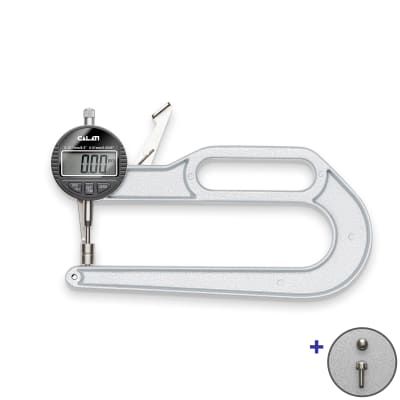 Espesimetro Pequeño Digital Calati. Mod: 200TCD. Puntas Redondas + Planas Adicionales1