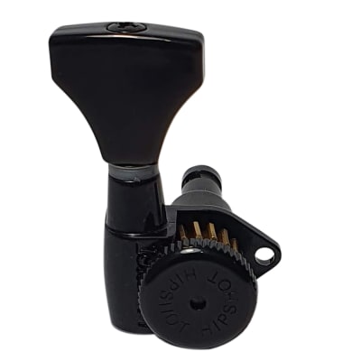 Clavija 1L con Locking. Mod 6GL0B-20. Boton: DHS. Color Black1