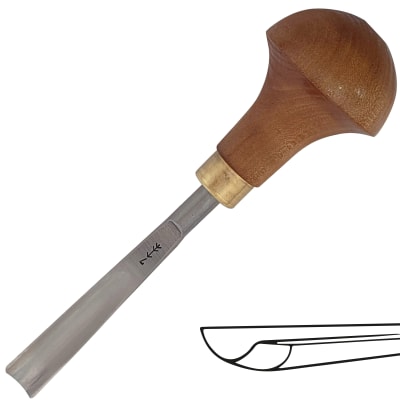 Gubia Semi Curva L7 de 10 mm de ancho para Timbre y Xilografia1
