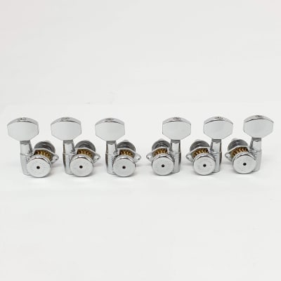 Clavijero Tipo Fender 3L-3R con Locking. Mod 6GL0C-D07. Color Chrome1