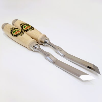 Set de Formon Two Cherries Mod 1058 12mm 2 pcs forma codillo, corte obliculo (derecho e izquierdo)1