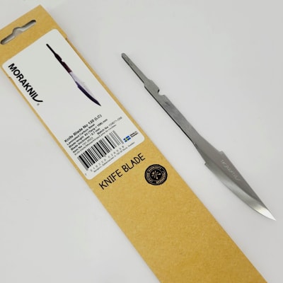 Hoja de Cuchillo Morakniv 191-2603 de 62mm x 2.7mm para Tallado en Madera No 120 (LC) Acero Laminado1