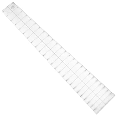 Plantilla en Acrilico Tipo Fender para Diapason. Escala 25.5