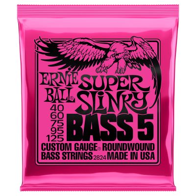 Cuerdas para Bajo Electrico. 5-String. Power Slinky .040 - .1251