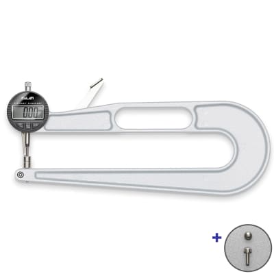 Espesimetro Mediano Digital Calati. Mod: 300TCD. Puntas Redondas + Planas Adicionales1