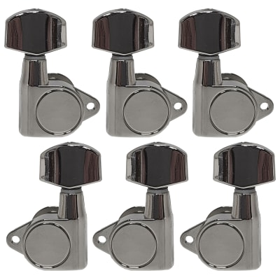 Clavijero 3L-3R para Guitarra Electrica. Mod: GG-101. Chrome2