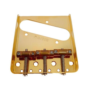 Puente Vintaje Fijo para Telecaster. Gold. Mod: BS-TC11