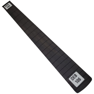 Diapasón Ranurado DEB-106 de Ébano Africano Especial para Guitarra Tipo Fender Escala 25.5