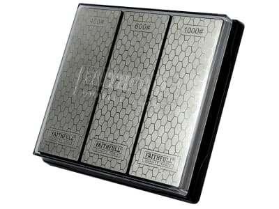 Set de Piedras Diamantadas para Afilar. Mod: FAIDWTRIPLE. Granos: 400 - 600 - 10001