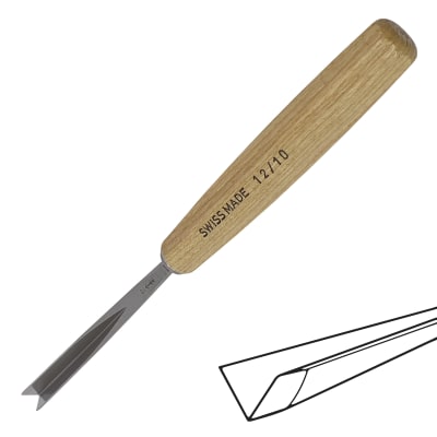 Gubia No 12 Partidor en 60º de 10 mm de ancho1